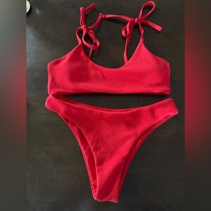 Red Bikini Set